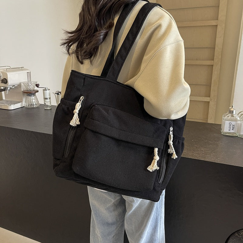 Corduroy Tote Bag