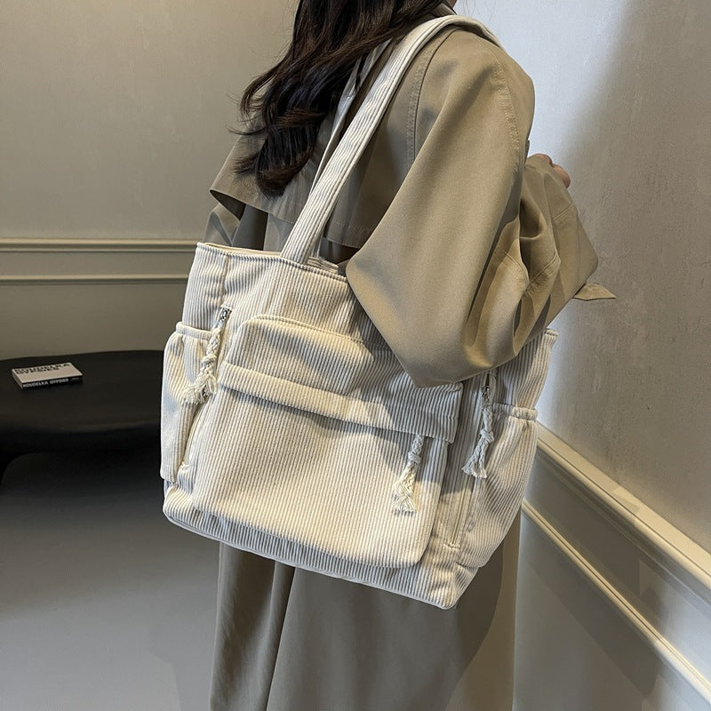 Corduroy Tote Bag