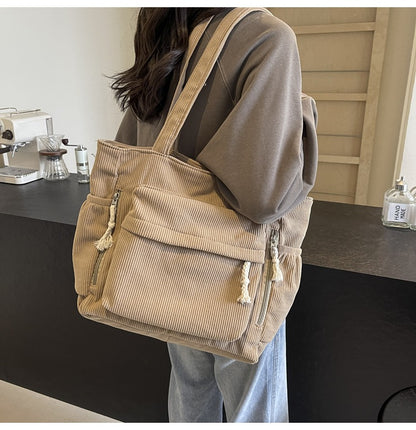 Corduroy Tote Bag