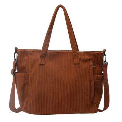 corduroy tote bag