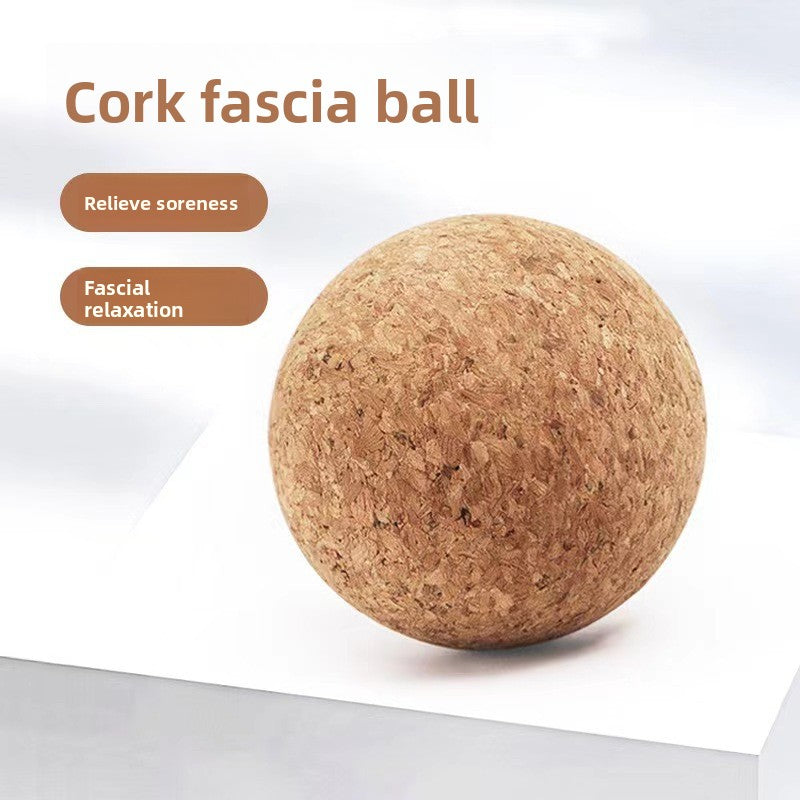Cork Fascia Ball for Yoga and Muscle Relief