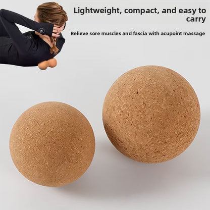Cork Fascia Ball for Yoga and Muscle Relief