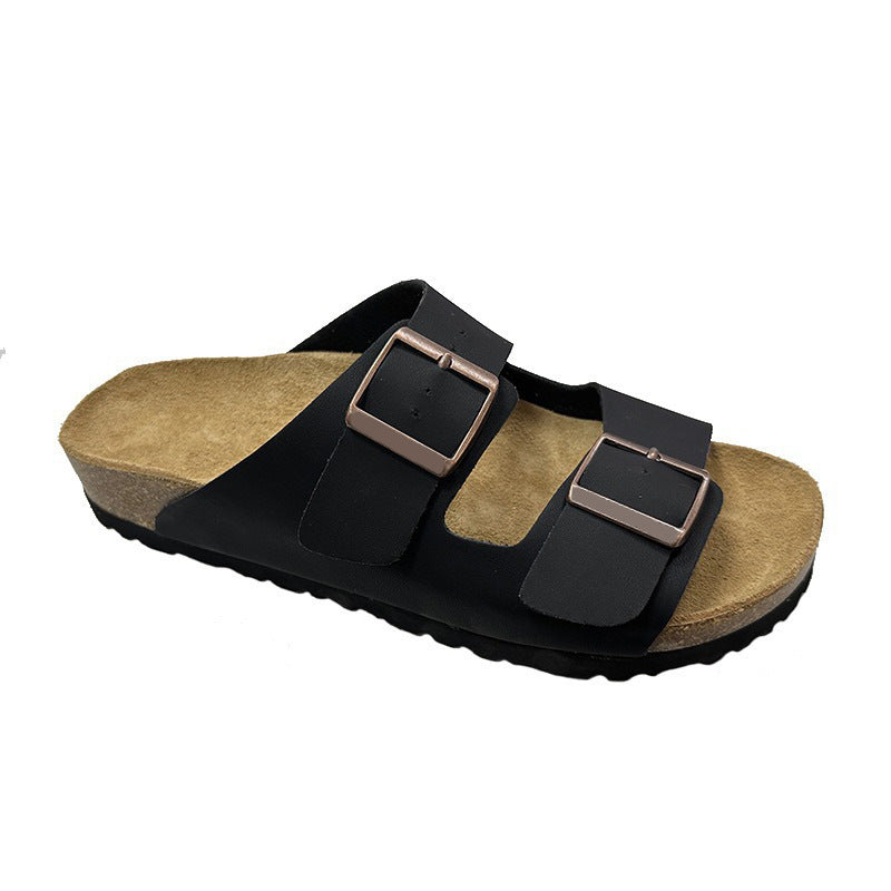 Cork-soles sandals