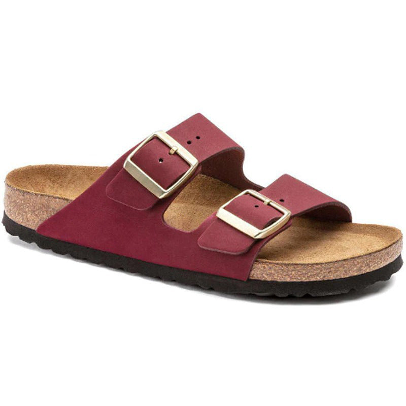 Cork-soles sandals