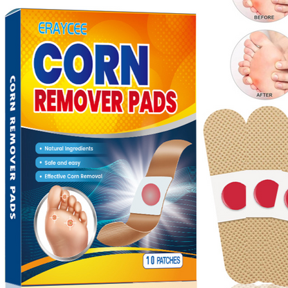 Corn plaster, corn ointment, and verruca remover