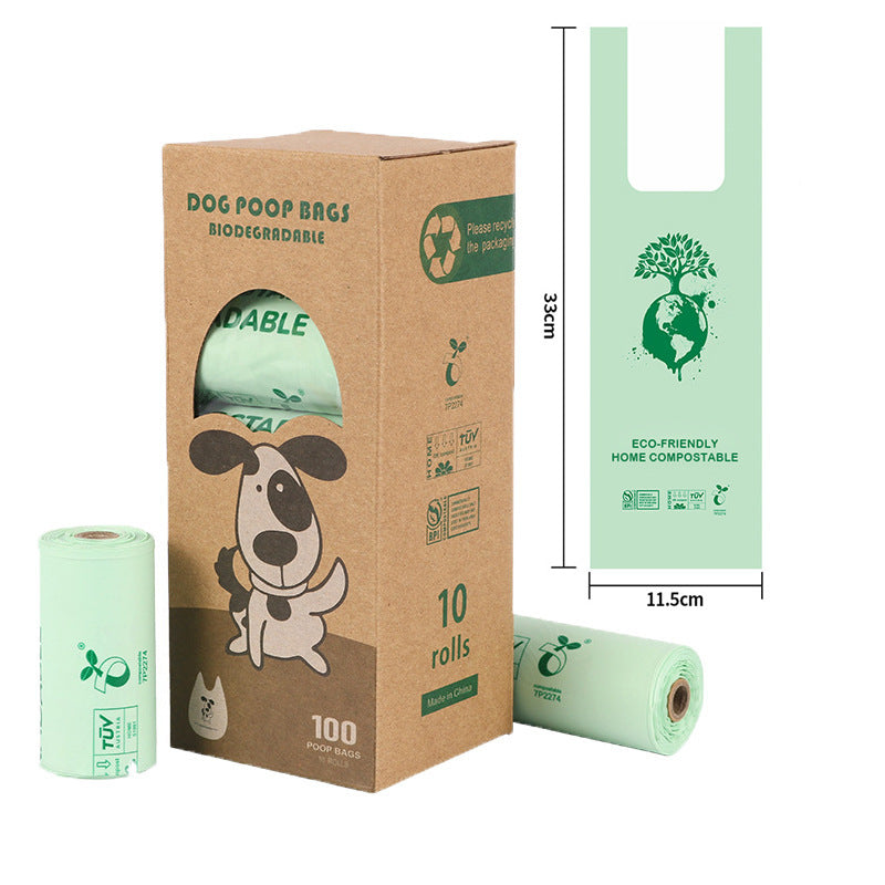 Corn Starch Compostable Pet Waste Bags Roll