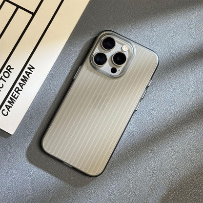 Corrugated Metal Button Hard Phone Case