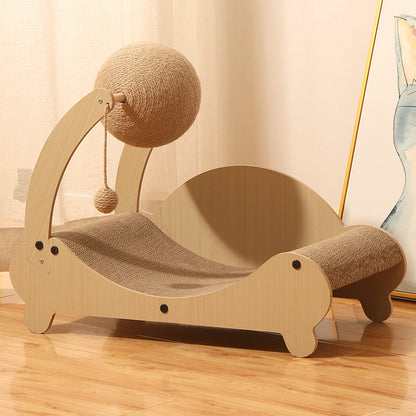 Corrugated Paper Cat Scratch Board and Lounge