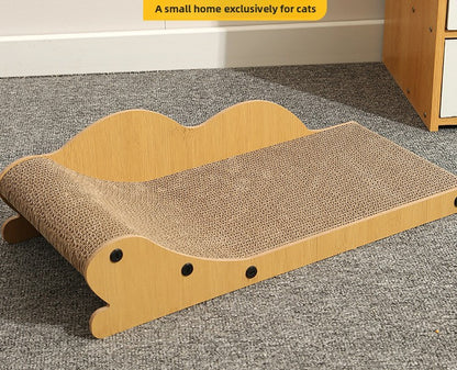 Corrugated Paper Cat Scratch Board and Lounge