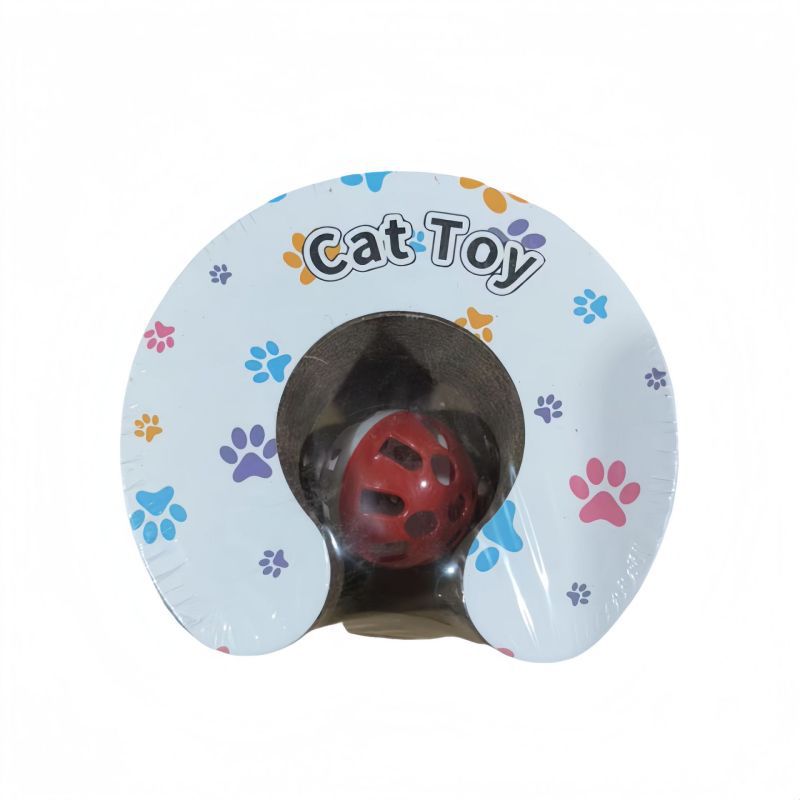 Corrugated Paper Cat Scratching Board with Nest