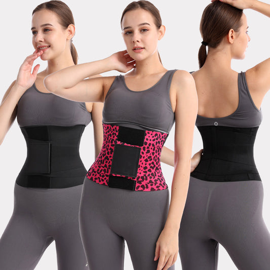 Corset-shaped fitness belt