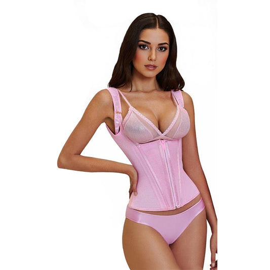 Corset-shaped fitness garment