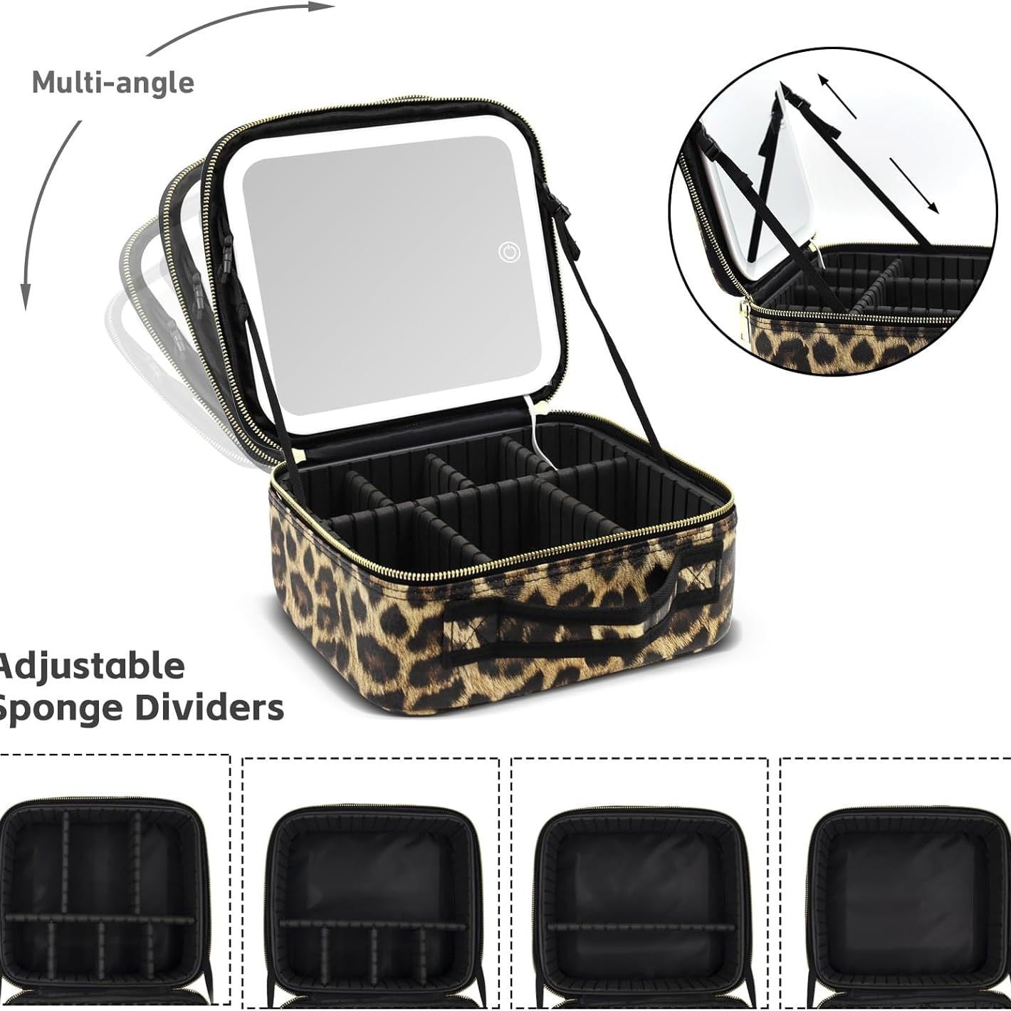 Cosmetic Box with Mirror and LED Light