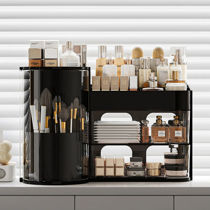 Cosmetic Organizer Storage Box with Lid
