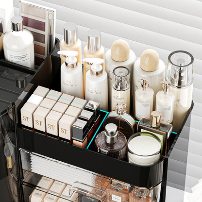Cosmetic Organizer Storage Box with Lid