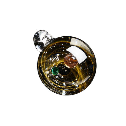 Cosmic Glass Pendant Necklace