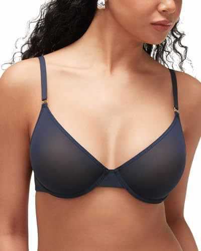 Cosnufy Sheer Balconette Bra