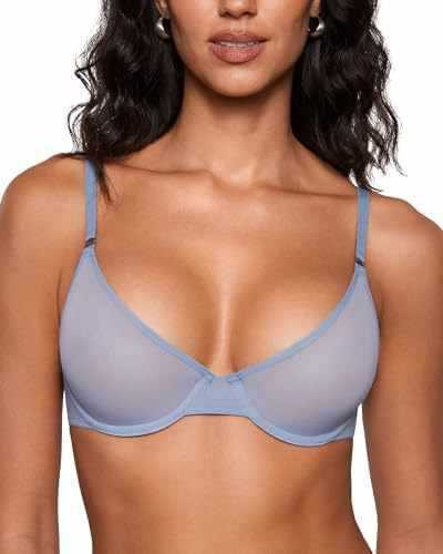 Cosnufy Sheer Balconette Bra