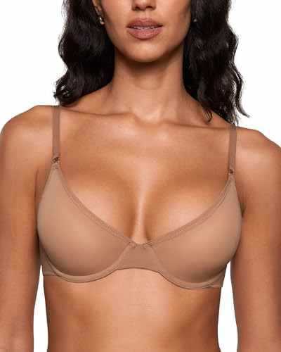 Cosnufy Sheer Balconette Bra