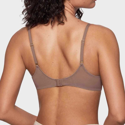 Cosnufy Sheer Balconette Bra