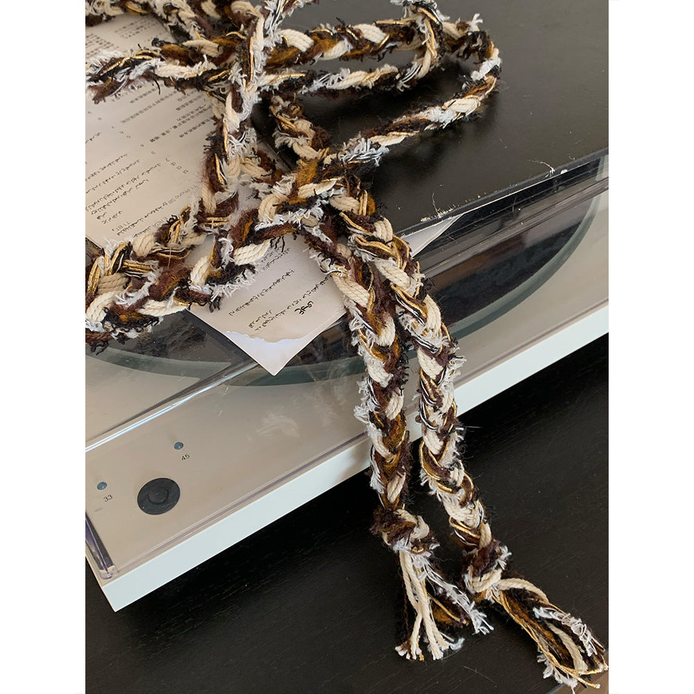 Cotton and linen belt
