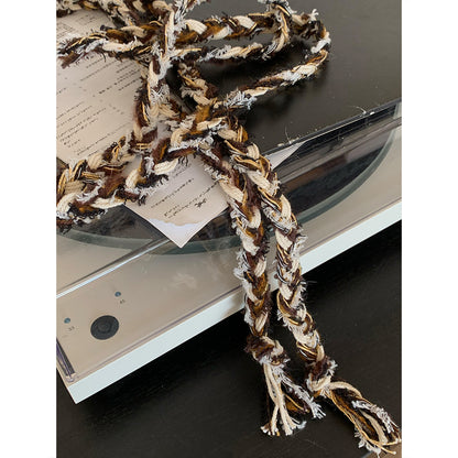 Cotton and linen belt