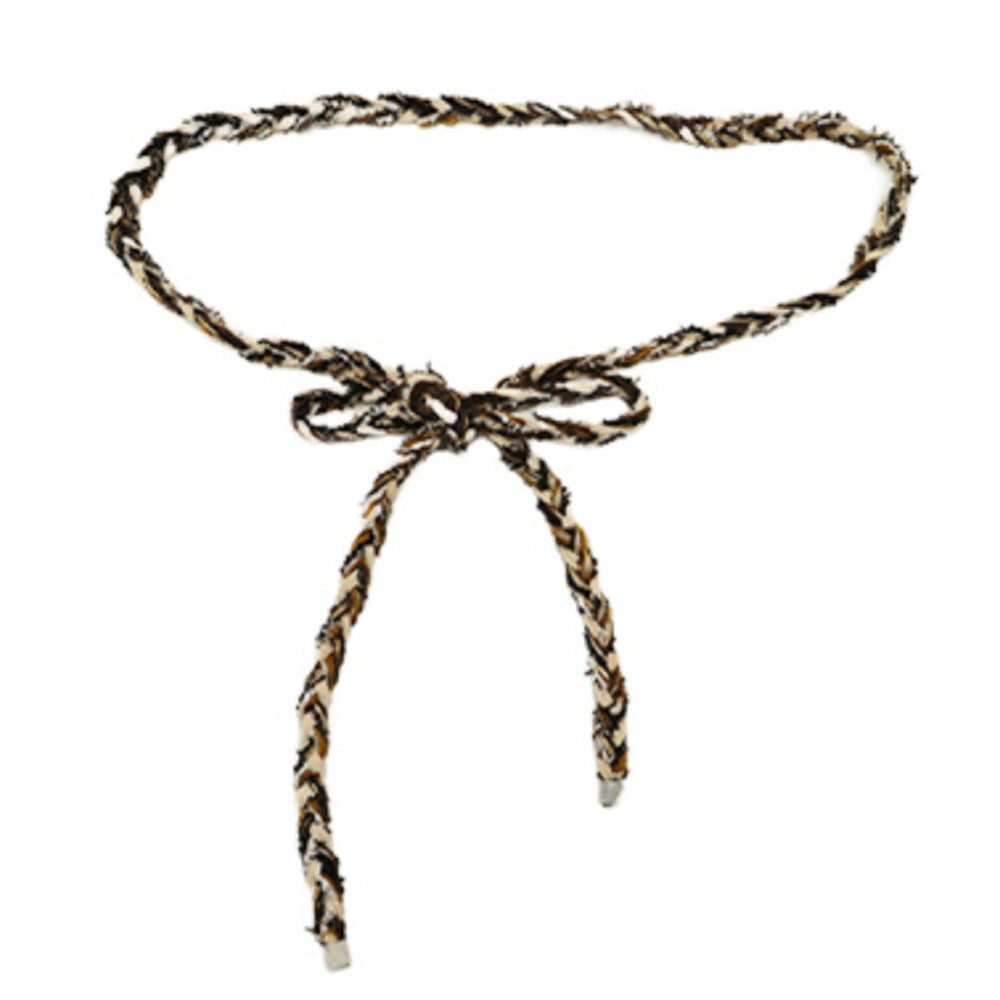 Cotton and linen belt