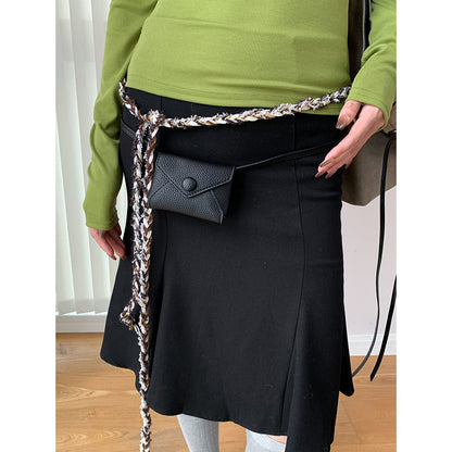 Cotton and linen belt