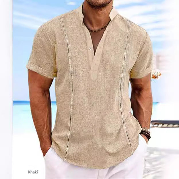 Cotton and Linen Shirt Top