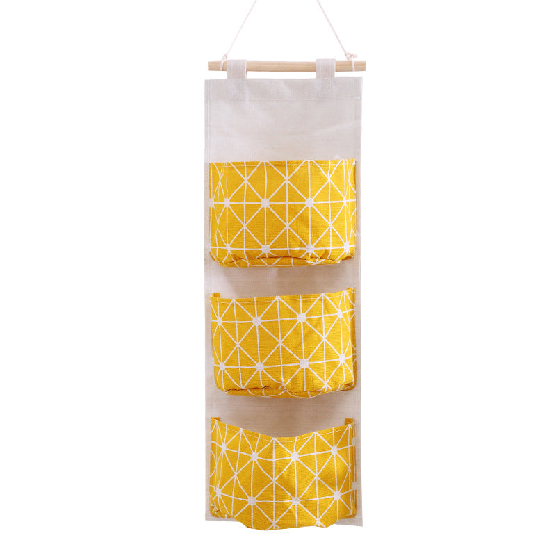 Cotton and linen storage pouch