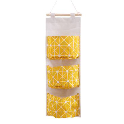 Cotton and linen storage pouch