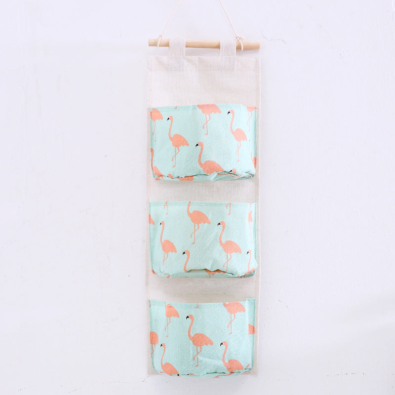Cotton and linen storage pouch