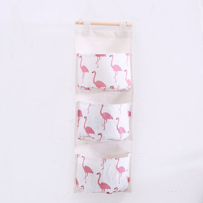 Cotton and linen storage pouch