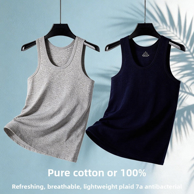 Cotton Antibacterial Sleeveless Undershirt