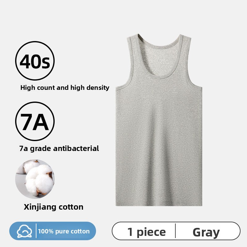Cotton Antibacterial Sleeveless Undershirt