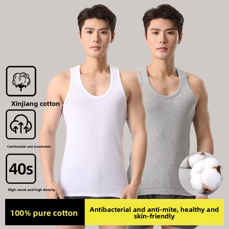 Cotton Antibacterial Sleeveless Undershirt