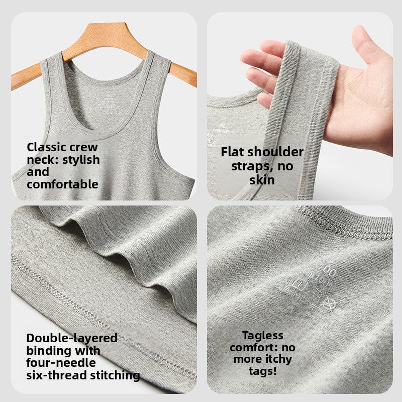 Cotton Antibacterial Sleeveless Undershirt