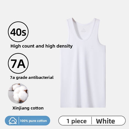 Cotton Antibacterial Sleeveless Undershirt