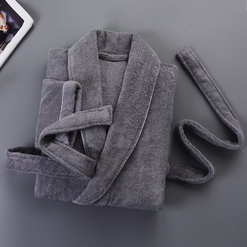 cotton bathrobe
