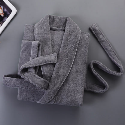 cotton bathrobe