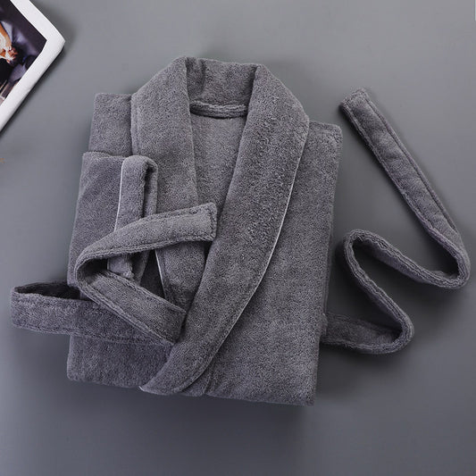 cotton bathrobe