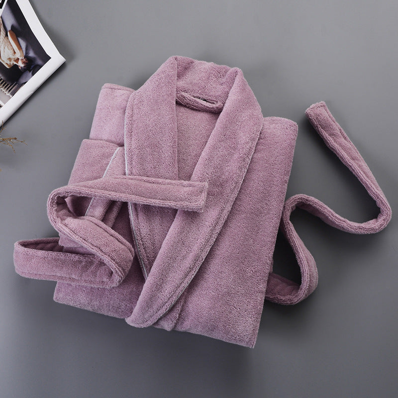 cotton bathrobe
