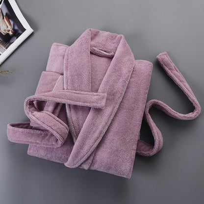 cotton bathrobe