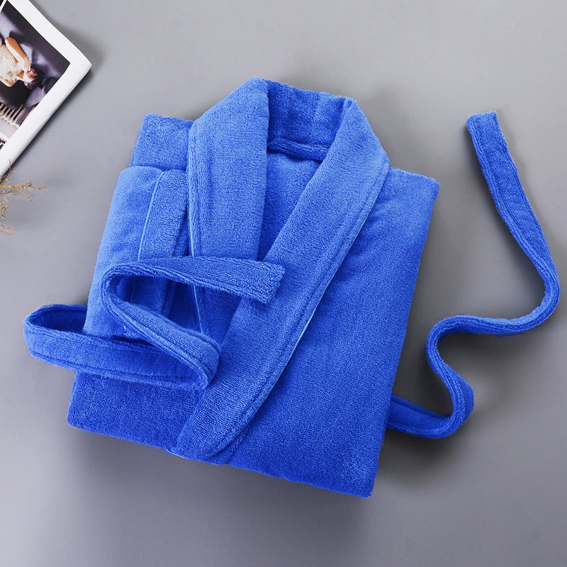 cotton bathrobe