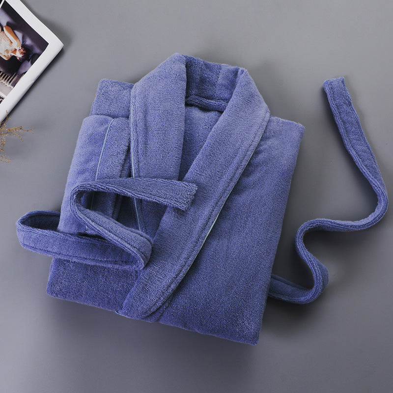 cotton bathrobe