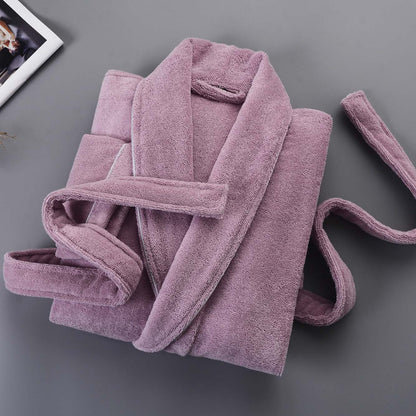 cotton bathrobe