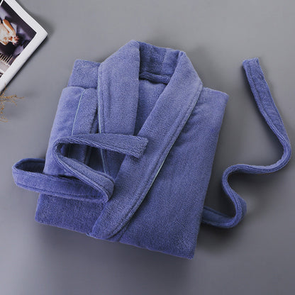 cotton bathrobe