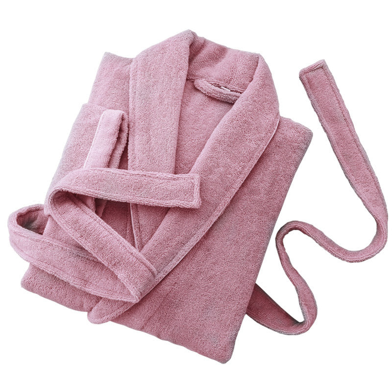 cotton bathrobe