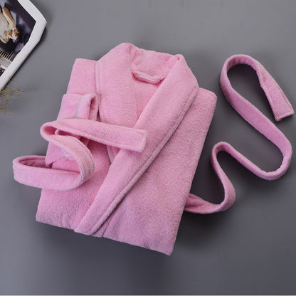 cotton bathrobe
