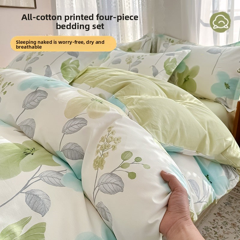 Cotton bed set